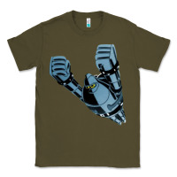 Army Green gigantor tetsujin Classic Tee - linhVisuals