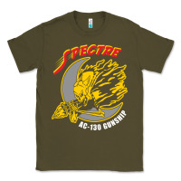 Army Green AC 130 Gunship New Spectre Classic Tee - linhVisuals