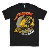 Black AC 130 Gunship New Spectre Classic Tee - linhVisuals