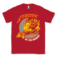 Red AC 130 Gunship New Spectre Classic Tee - linhVisuals