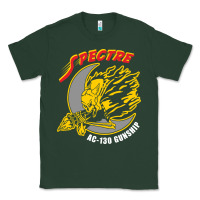 Sports Green AC 130 Gunship New Spectre Classic Tee - linhVisuals