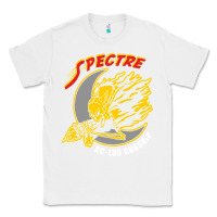 White AC 130 Gunship New Spectre Classic Tee - linhVisuals