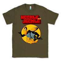 Army Green heckle and jeckle Classic Tee - linhVisuals