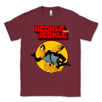 Burgundy heckle and jeckle Classic Tee - linhVisuals