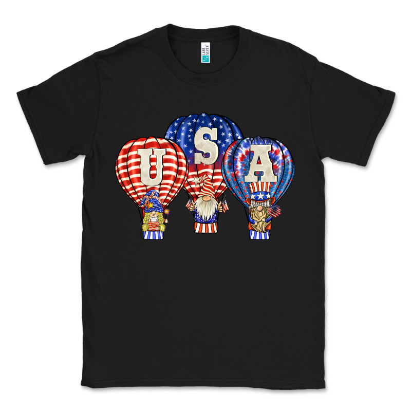 Usa Air Balloon Gnomies Classic Tee by BarkalooDesign | Teevron