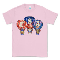 Bubblegum Pink usa air balloon gnomies Classic Tee - BarkalooDesign