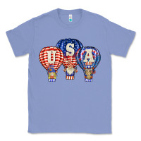 Colony Blue usa air balloon gnomies Classic Tee - BarkalooDesign