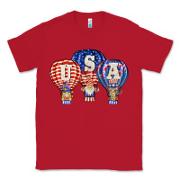 Red usa air balloon gnomies Classic Tee - BarkalooDesign