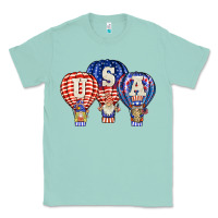 Seafoam usa air balloon gnomies Classic Tee - BarkalooDesign