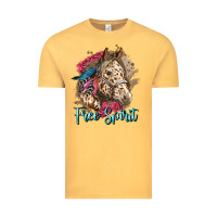 Vintage Mustard free spirit appaloosa horse Vintage Tee - LillyAllenDesigns