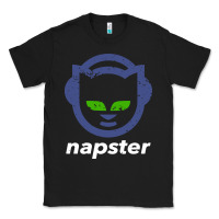 Black napster Classic Tee - linhVisuals