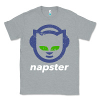 Heather Grey napster Classic Tee - linhVisuals