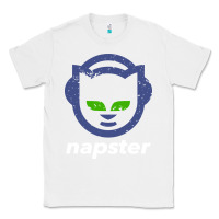White napster Classic Tee - linhVisuals