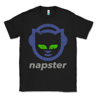 Black napster Classic Tee - linhVisuals