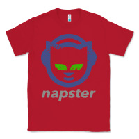 Red napster Classic Tee - linhVisuals