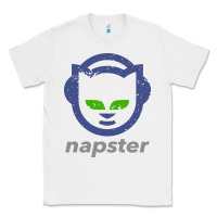 White napster Classic Tee - linhVisuals