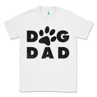 White dog dad classic design paw gift t shirt Classic Tee - linhVisuals