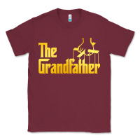 Burgundy the grandfather essential Classic Tee - linhVisuals