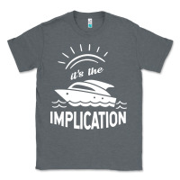 Charcoal Heather the implication its always sunny in philadelphia Classic Tee - linhVisuals