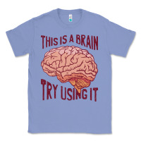 Colony Blue Brain Classic Tee - linhVisuals