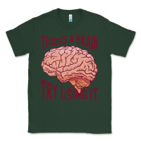 Sports Green Brain Classic Tee - linhVisuals