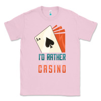 Bubblegum Pink Casino Classic Tee - linhVisuals