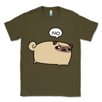 Army Green no pug Classic Tee - linhVisuals