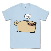 Dusty Blue no pug Classic Tee - linhVisuals