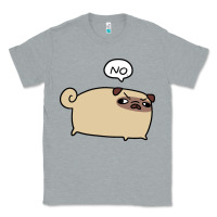 Heather Grey no pug Classic Tee - linhVisuals