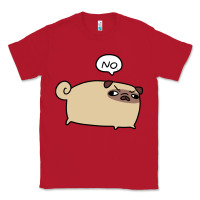 Red no pug Classic Tee - linhVisuals