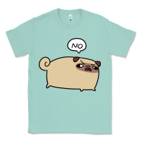 Seafoam no pug Classic Tee - linhVisuals
