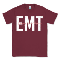 Burgundy emt emergency medical technician ems first responder medic sweatshirt Classic Tee - linhVisuals