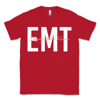 Red emt emergency medical technician ems first responder medic sweatshirt Classic Tee - linhVisuals