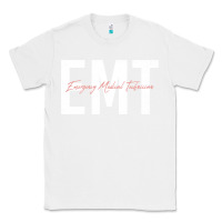 White emt emergency medical technician ems first responder medic sweatshirt Classic Tee - linhVisuals