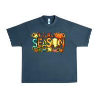 Midnight Navy tis the season softball Urban Heavy Tee - RacoonDesign