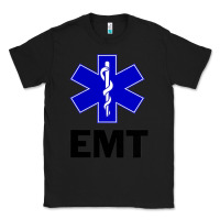 Black emt ems paramedic star of life caduceus t shirt Classic Tee - linhVisuals
