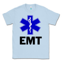 Dusty Blue emt ems paramedic star of life caduceus t shirt Classic Tee - linhVisuals