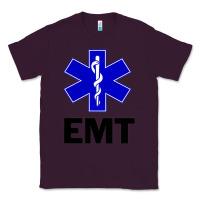 Plum emt ems paramedic star of life caduceus t shirt Classic Tee - linhVisuals