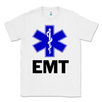 White emt ems paramedic star of life caduceus t shirt Classic Tee - linhVisuals