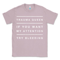 Lilac emt hoodie funny trauma queen attention bleeding fun gift Classic Tee - linhVisuals