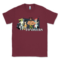 Burgundy ball fondlers Classic Tee - linhVisuals