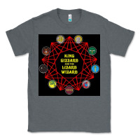 Charcoal Heather king gizzard & the lizard wizard Classic Tee - linhVisuals