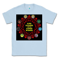 Dusty Blue king gizzard & the lizard wizard Classic Tee - linhVisuals