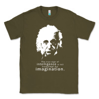 Army Green albert einstein quote1 Classic Tee - linhVisuals