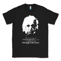 Black albert einstein quote1 Classic Tee - linhVisuals