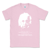 Bubblegum Pink albert einstein quote1 Classic Tee - linhVisuals