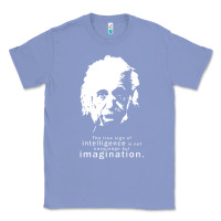 Colony Blue albert einstein quote1 Classic Tee - linhVisuals