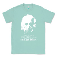 Seafoam albert einstein quote1 Classic Tee - linhVisuals