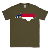 Army Green flag north carolina tshirt Classic Tee - linhVisuals