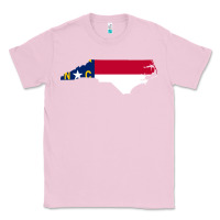 Bubblegum Pink flag north carolina tshirt Classic Tee - linhVisuals
